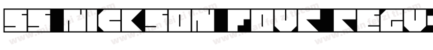 SS Nickson Four Regu字体转换
